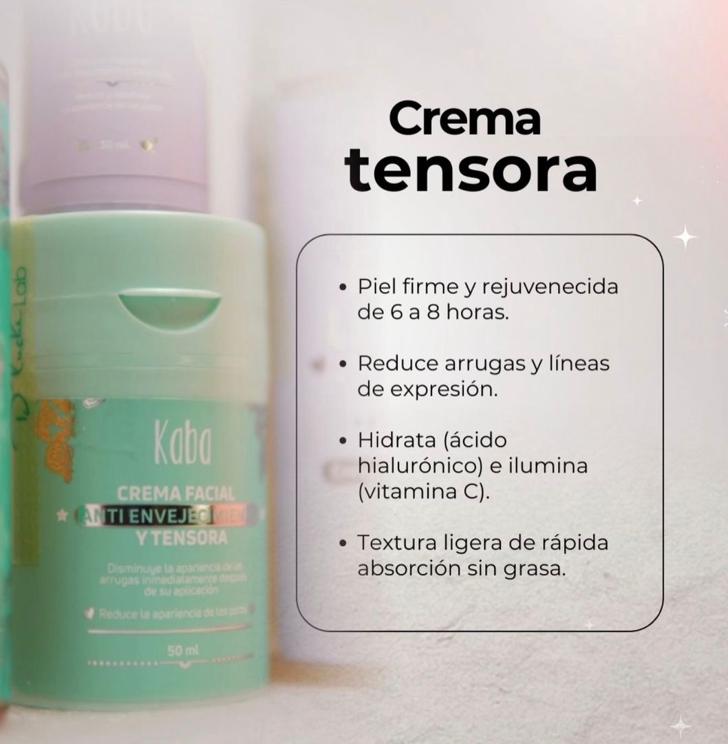 Crema tensora 