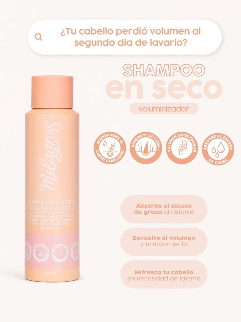 Shampoo en seco voluminizador 