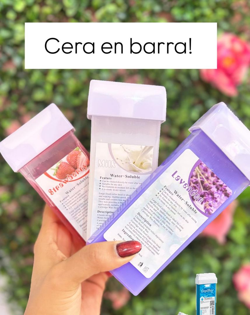 Cera depilatoria cartucho roll on