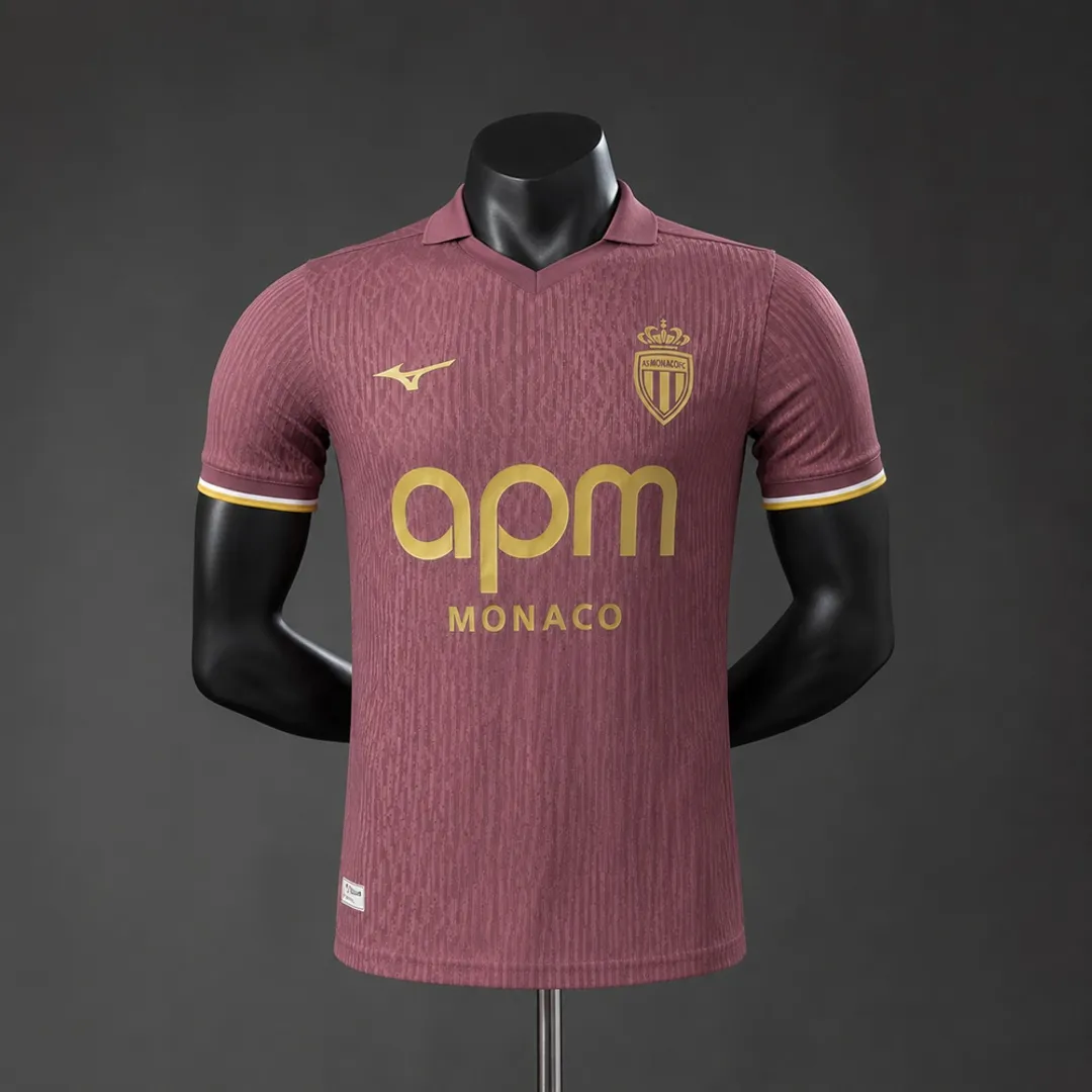 AS Monaco 2026-27 Manga Corta Player