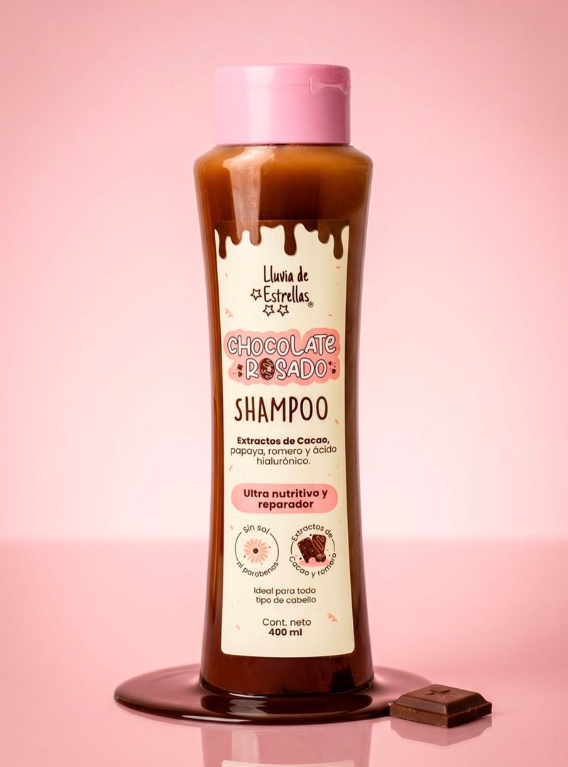Shampoo chocolate rosado 