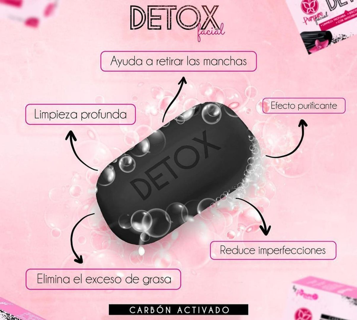 Jabón Detox Carbón Activado