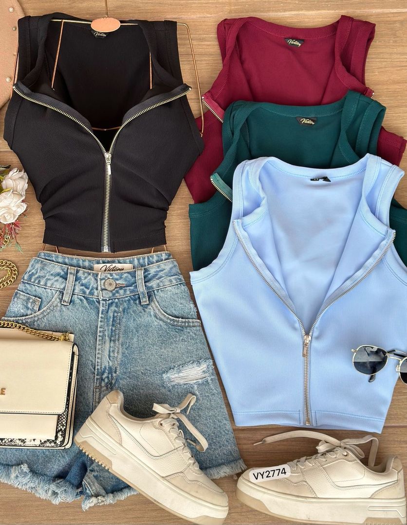 BLUSA CIERRE RIB  VY2774