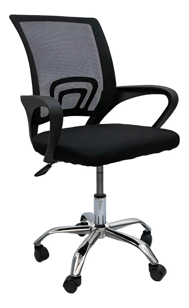 SILLA EJECUTIVA OFICINA ESCRITORIO ERGONOMICA COLOR NEGRO