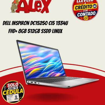 Imagen del producto Dell Inspiron DC15250 Ci5 1334U FHD+ 8GB 512GB SSDD Linux