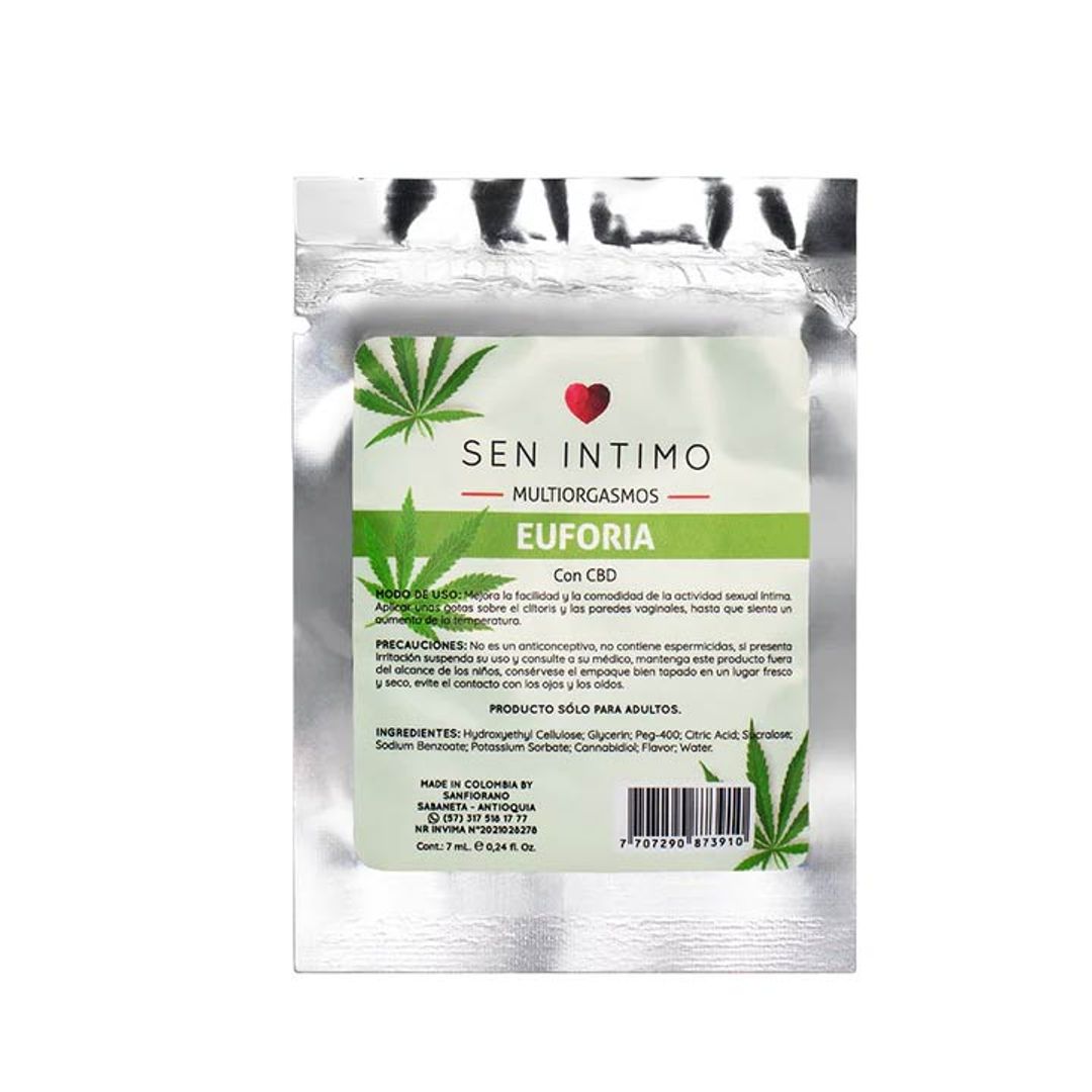 SACHET Euforia - Multiorgásmos  X 7 ML