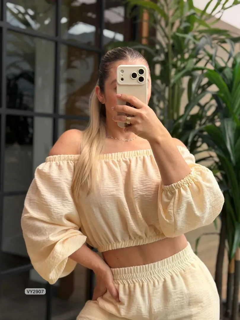 Conjunto blusa + pantalón