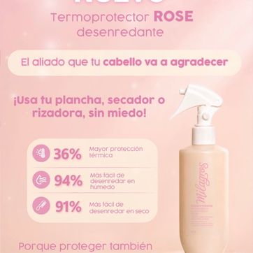 Imagen del producto Desenredante termoprotector rose 