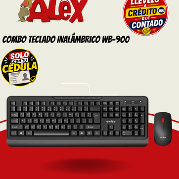Imagen del producto COMBO TECLADO INALÁMBRICO WB-900