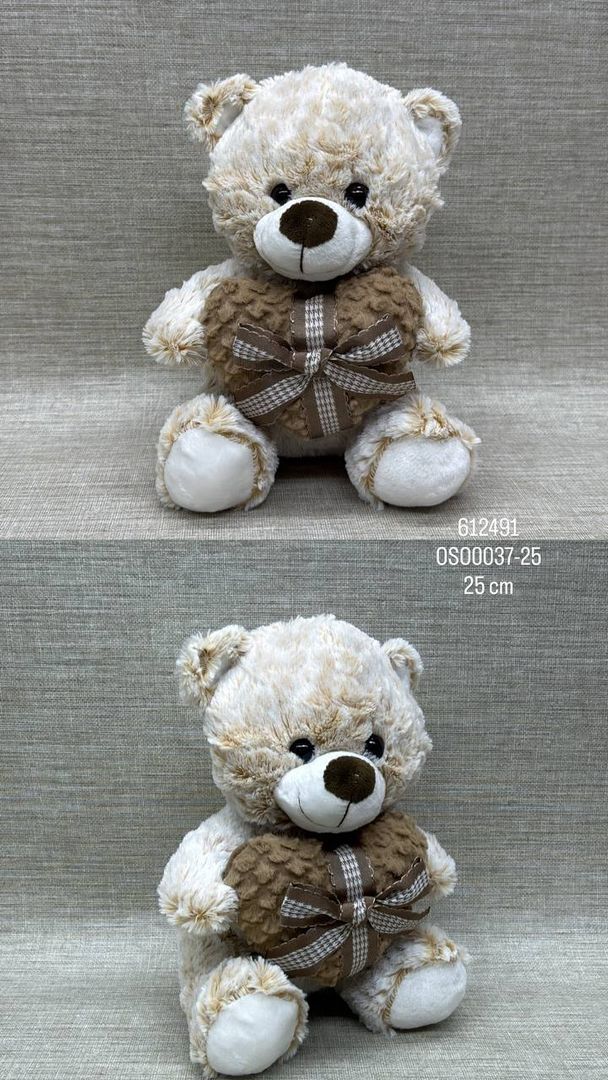 OSITO CON CORAZON 25CM