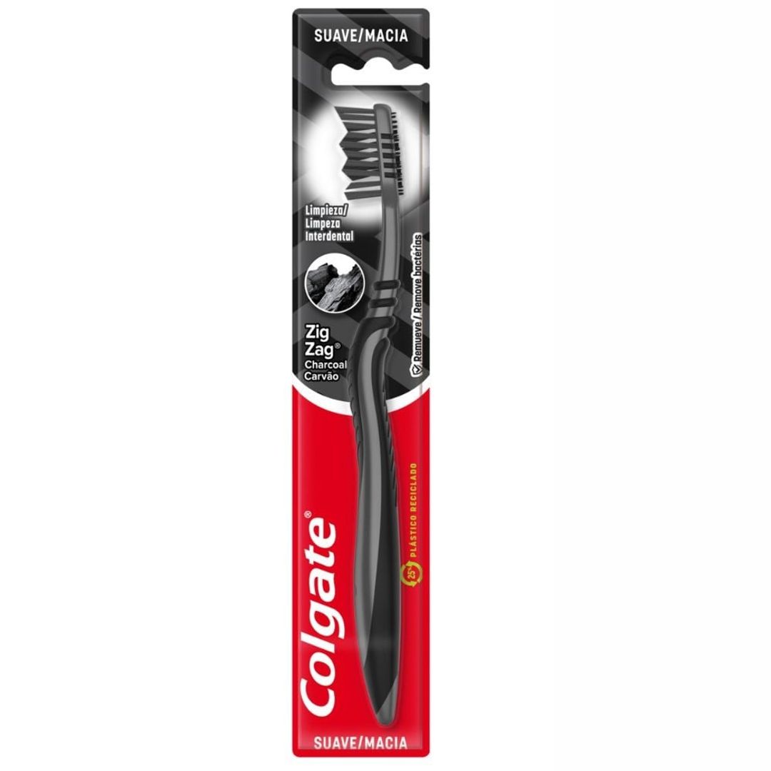 CEPILLO DENTAL ZIG ZAG CARBON COLGATE
