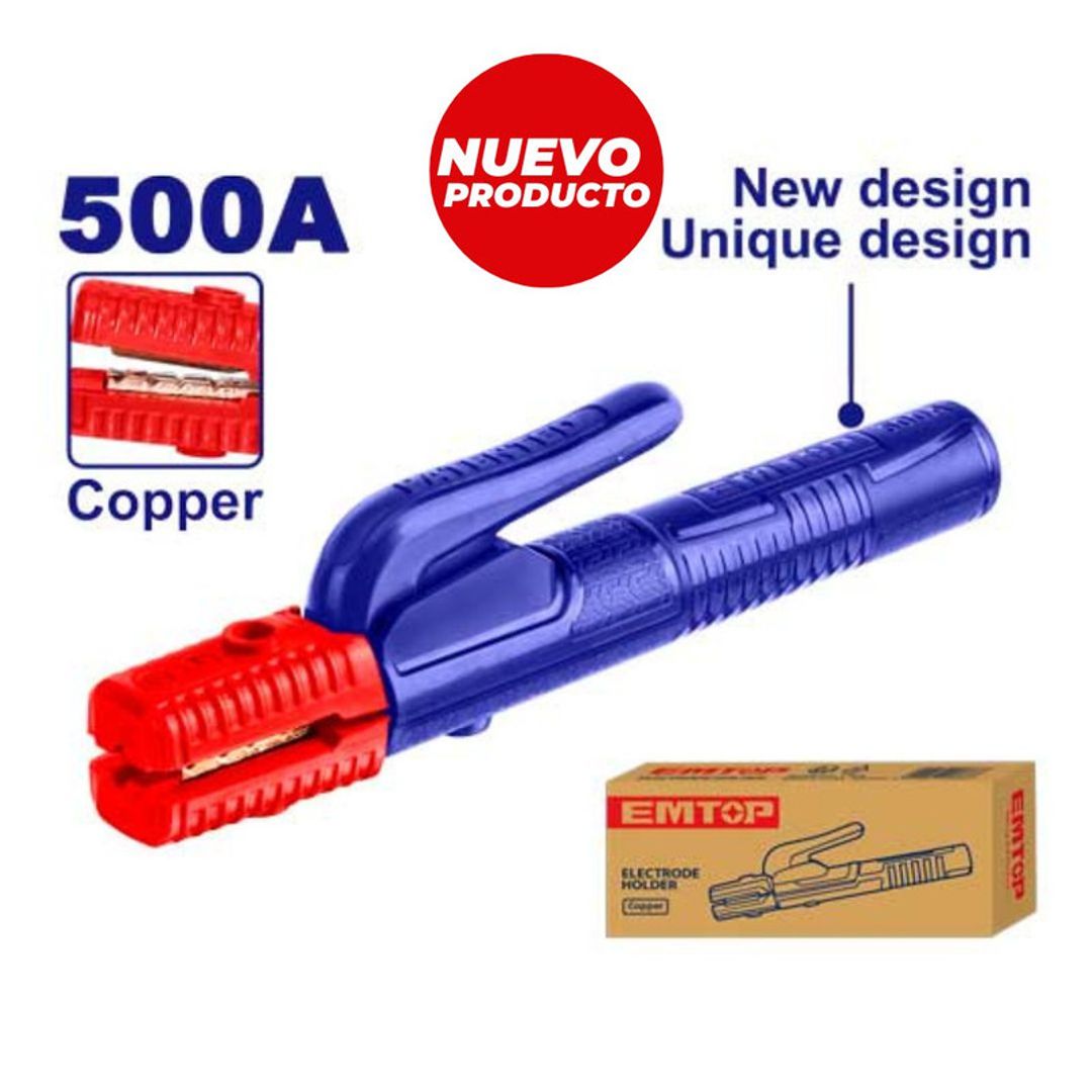 EMTOP PORTAELECTRODO 500A SUPER EMTOP