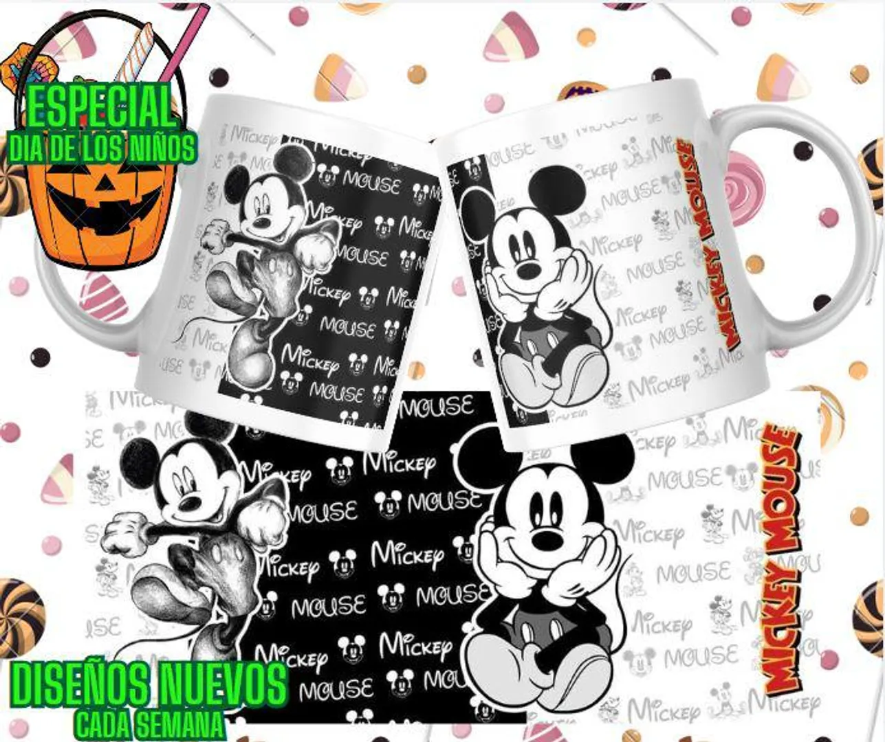 MUG MICKIE  FESTIVIDAD 