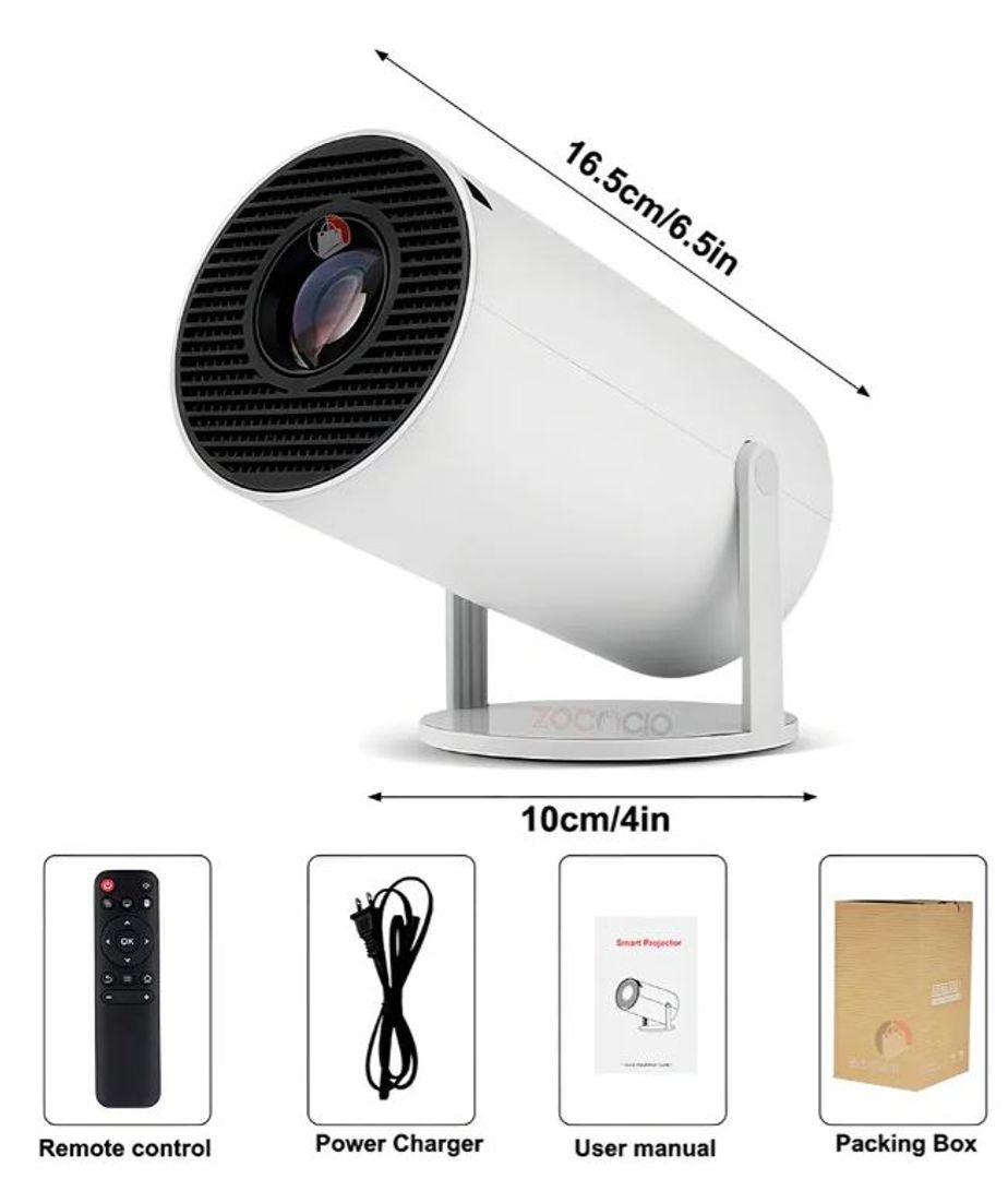 Proyector HY300 PRO Wifi 2.4G 4K Incluye juegos
