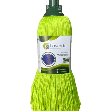 Imagen del producto TRAPERO MICROFIBRA VERDE 280 GR SIN PALO