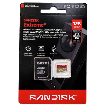 Imagen del producto Memoria MicroSD SanDisk Extreme 128GB V30 4K
