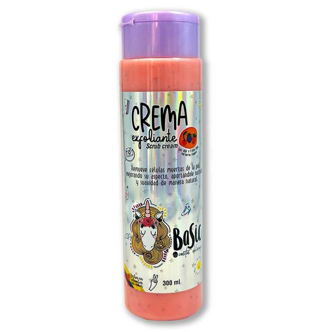 Crema exfoliante frutos rojos 300ml