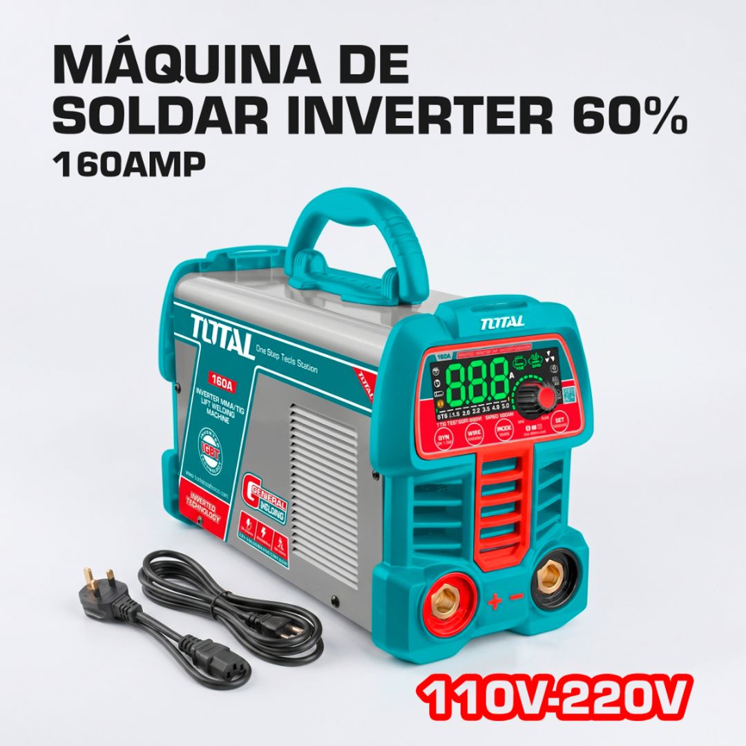 MAQUINA DE SOLDAR 160AMP INVERTER 60% 110V-220V
