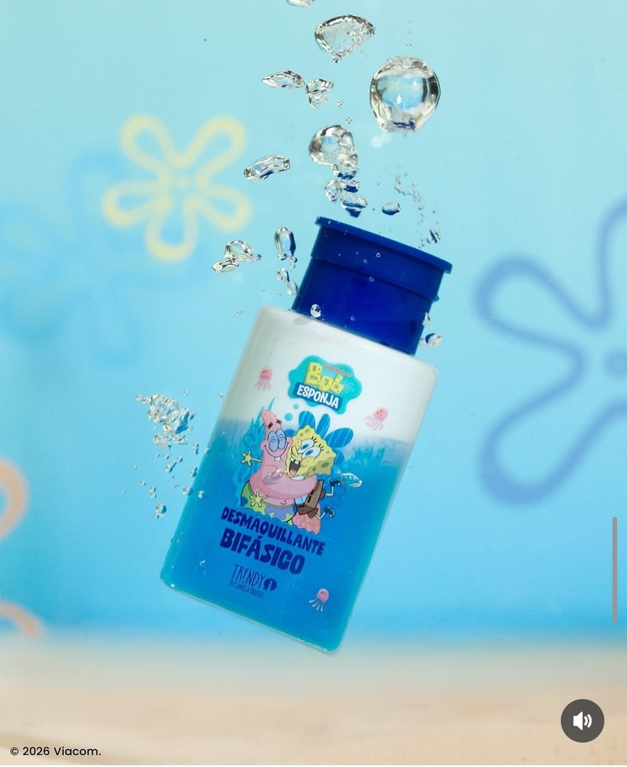 303- DESMAQUILLANTE BIFASICO BOB SPONJA 