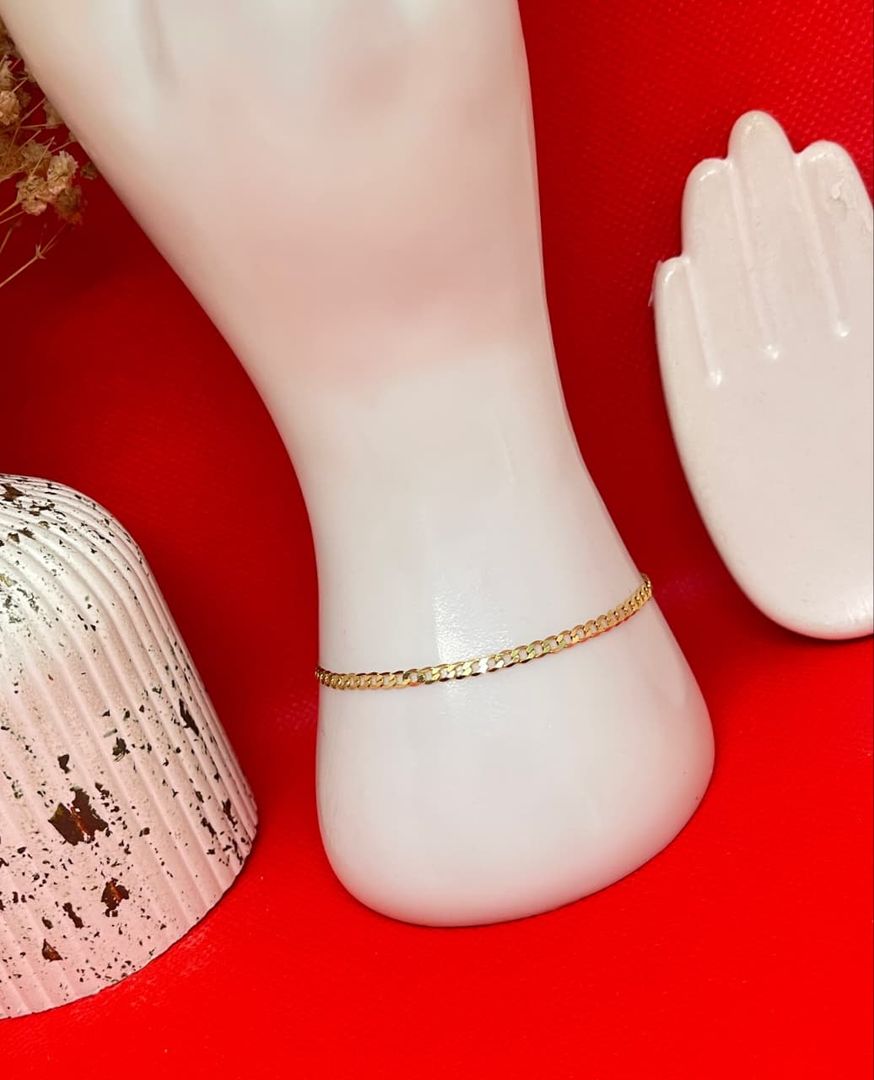 Pulsera cubana 2.2mm de 18cm 