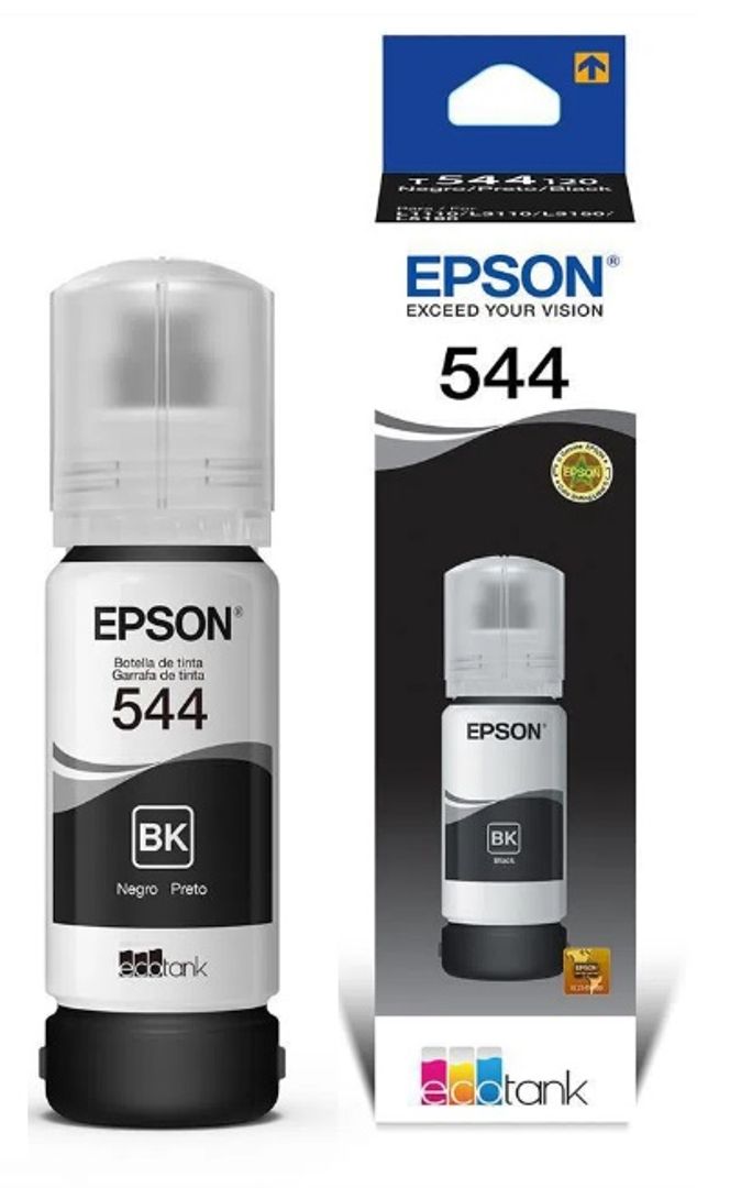 Tinta Epson Botella 544 Negro