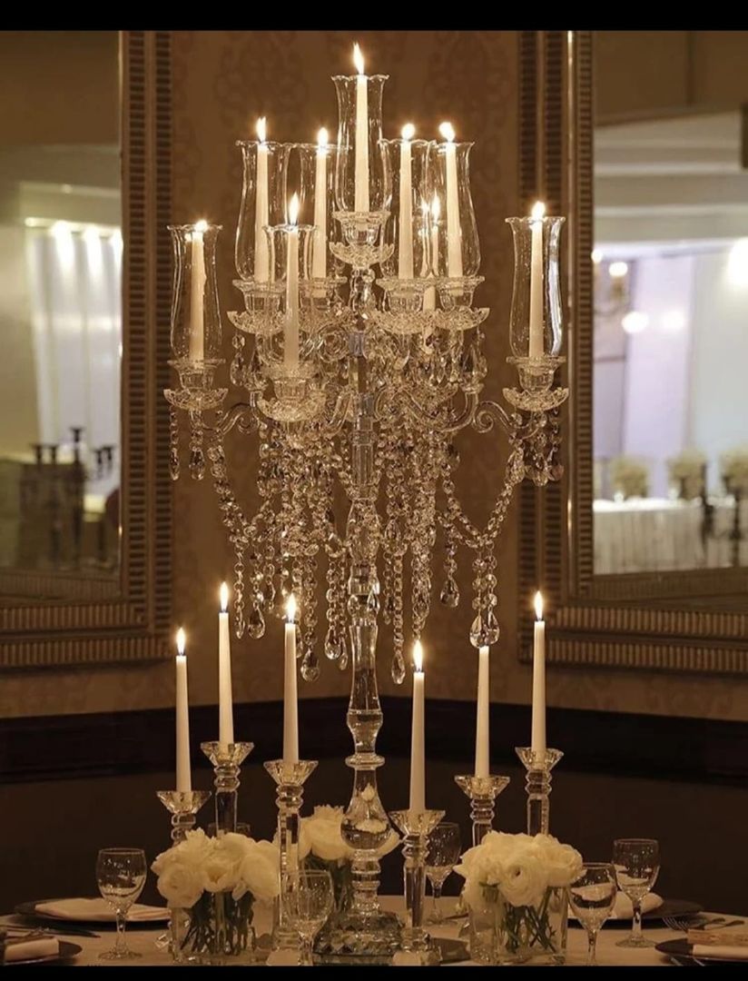 CANDELABRO EN CRISTAL GRANDE