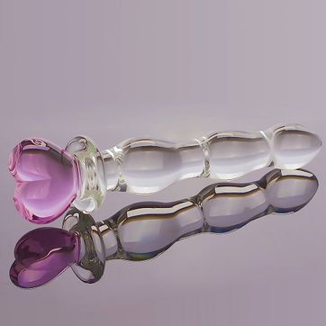 Dildo de Cristal Corazón - imagen 1