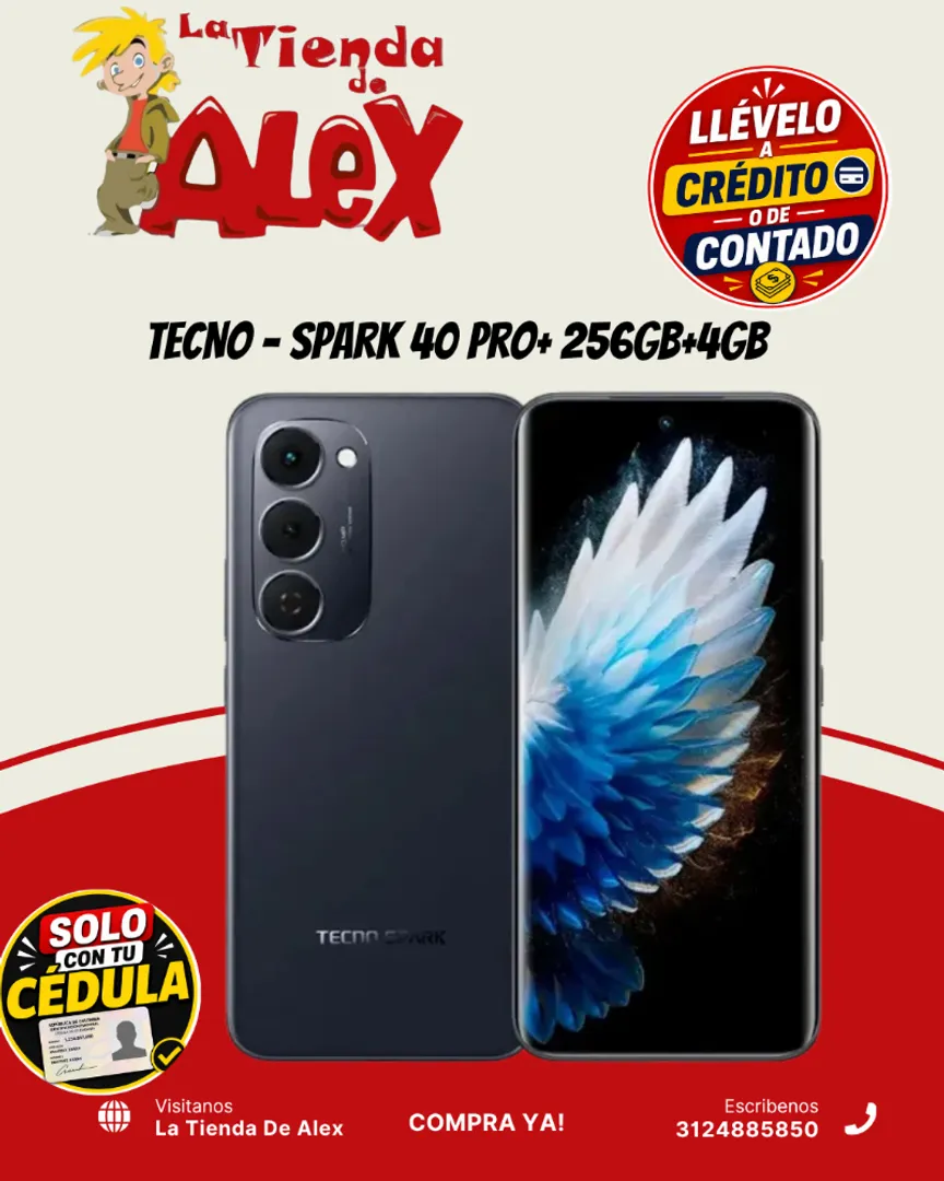 TECNO - Spark 40 Pro+ 256GB+4GB