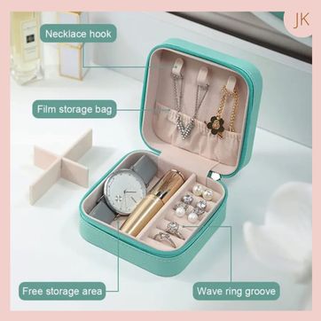 JOYERO CUERO PU CUADRADO - imagen 2