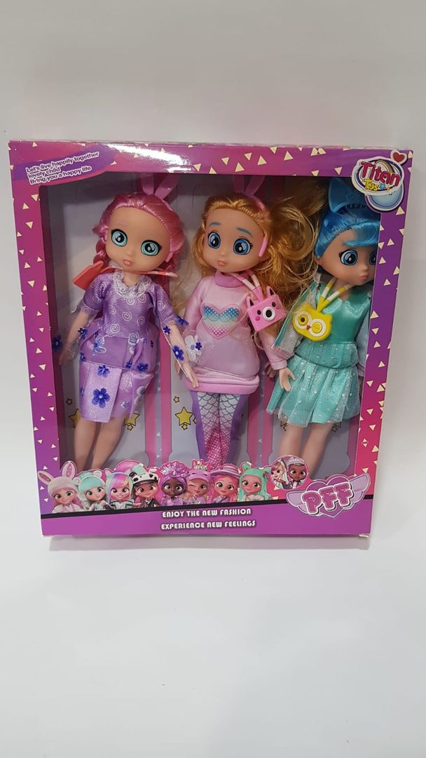SET MUÑECA X3