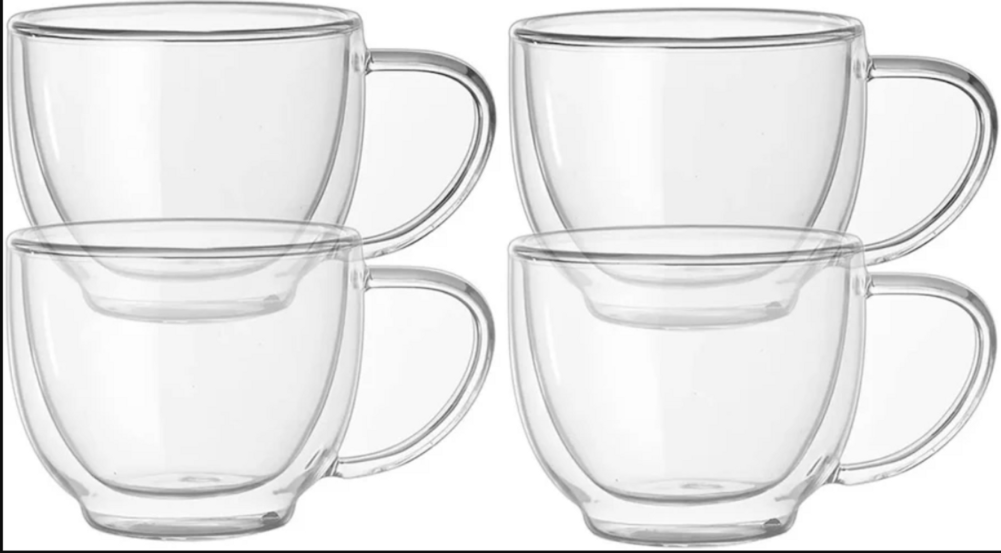 SET DE VASOS Y TASAS VIDRIO