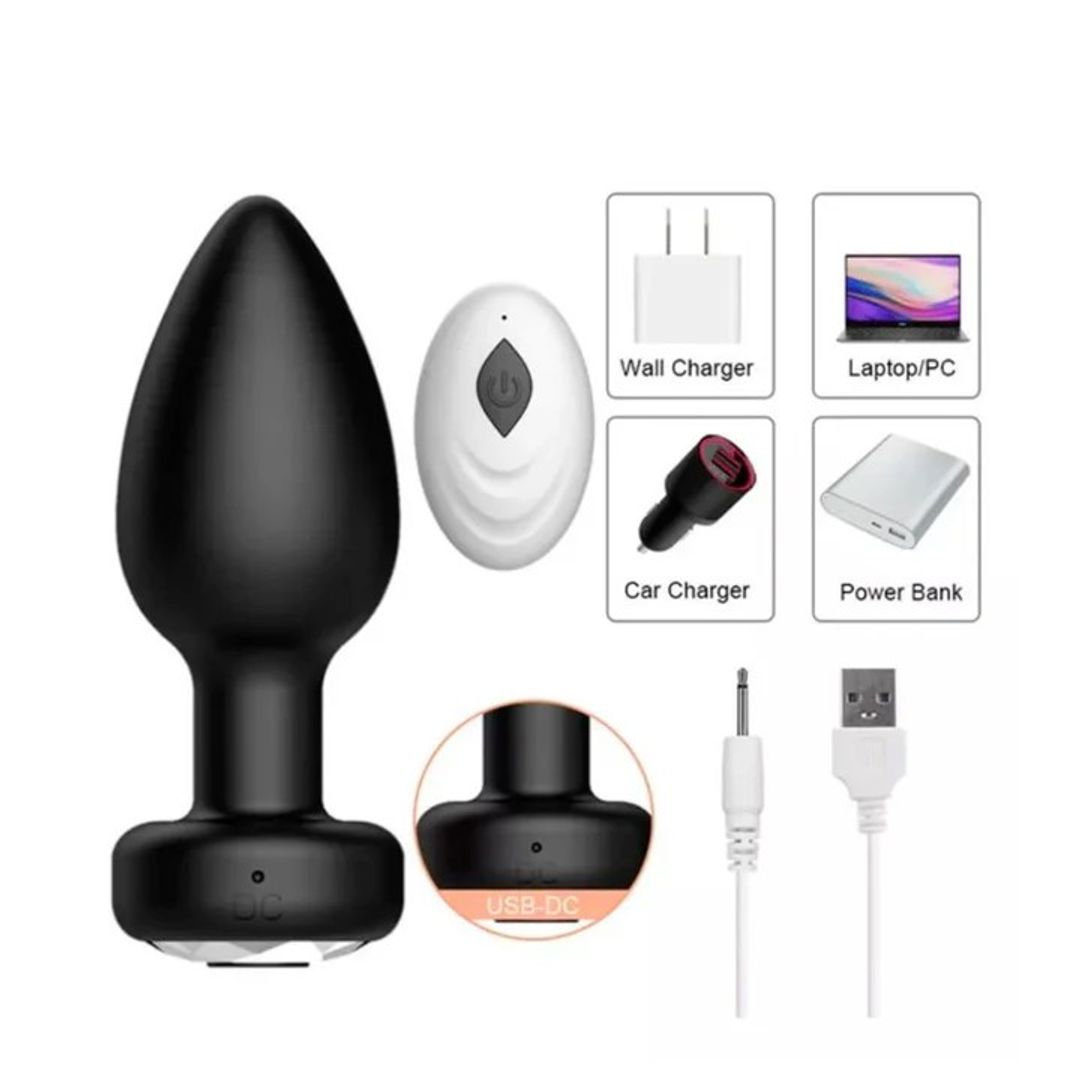 PLUG ANAL CON VIBRADOR CENTUR