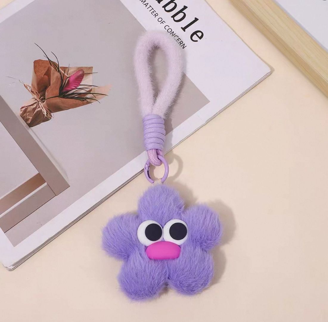 LLAVERO HUELLAS CARA FLOR