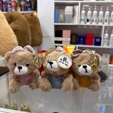 Imagen del producto Llaveros de oso overol 