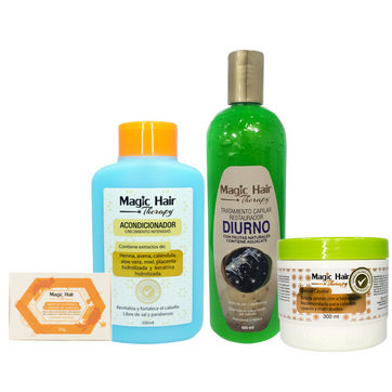 Kit Magic Hair Cabellos Grasos Platinum + Obsequio - imagen 1