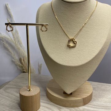 Imagen del producto Juego en covergold corazones juntos