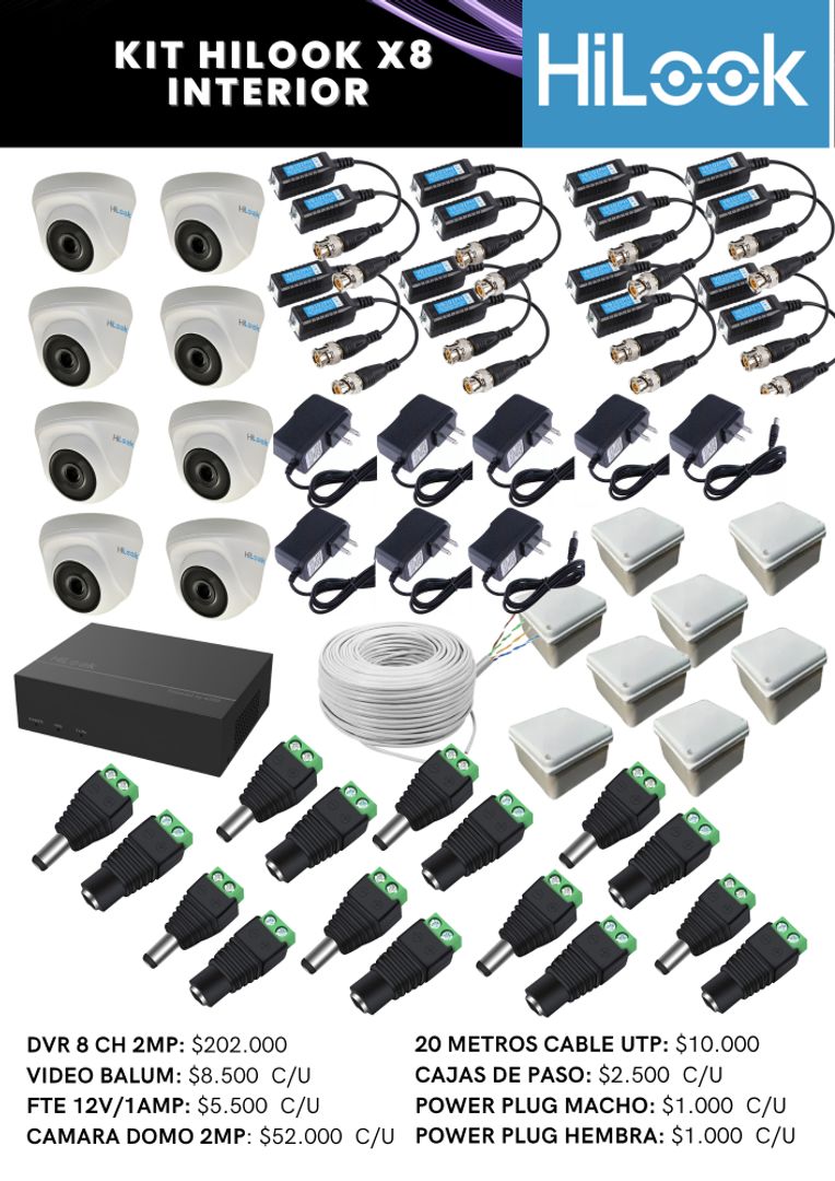KIT HILOOK X8 INTERIOR 