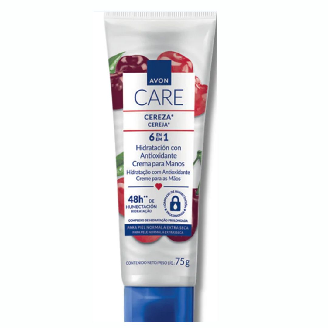 CREMA PARA MANOS AVON CARE HIDRATACIÓN ANTIOXIDANTE CEREZA