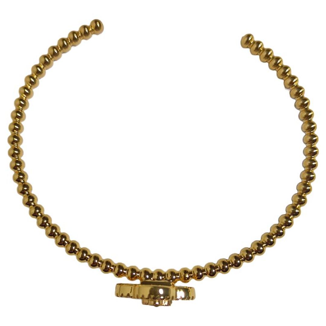 Brazalete en rodio Trébol