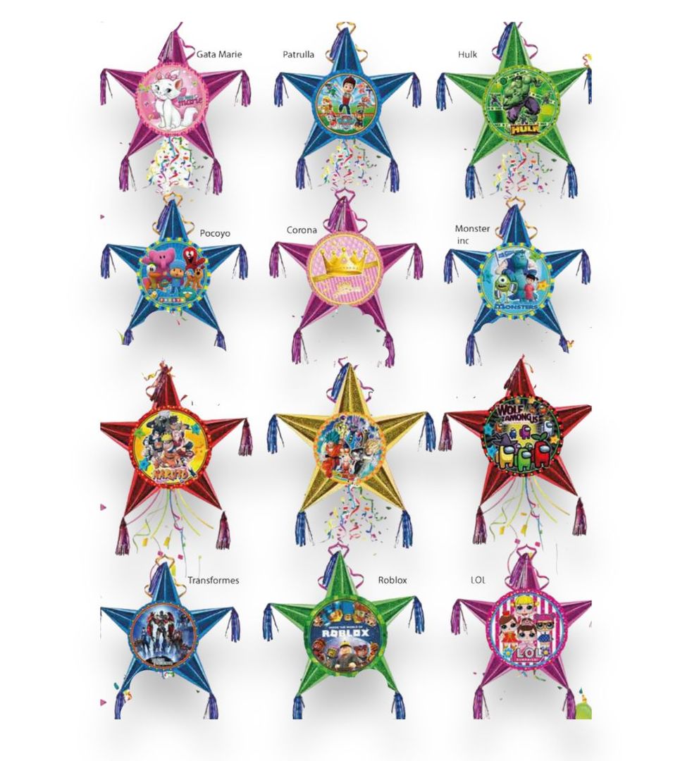 PIÑATA EN ESTRELLA 