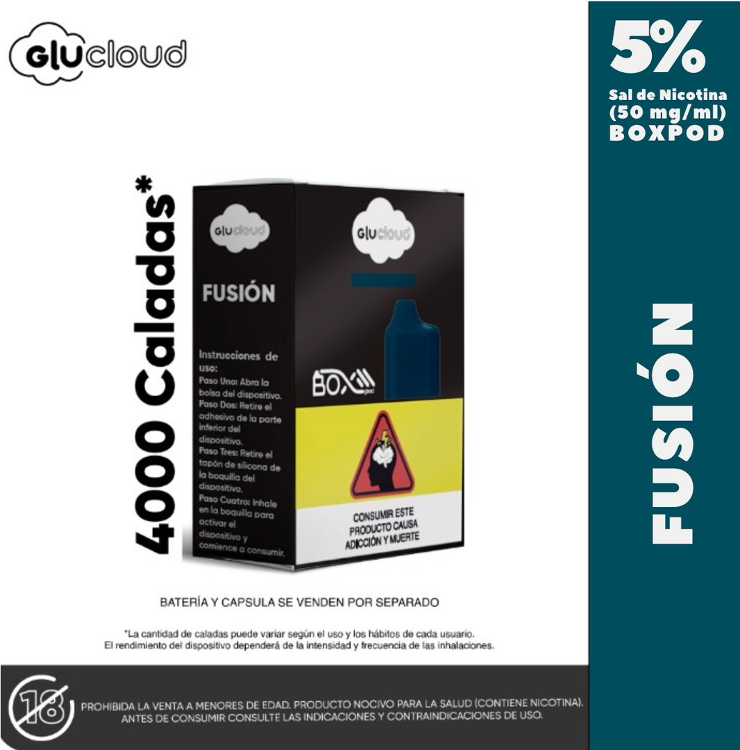 Glucloud Fusion Boxpod 4000 Puffs