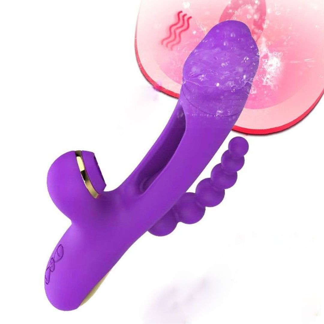 VIBRADOR TRIPLE ESTIMULO