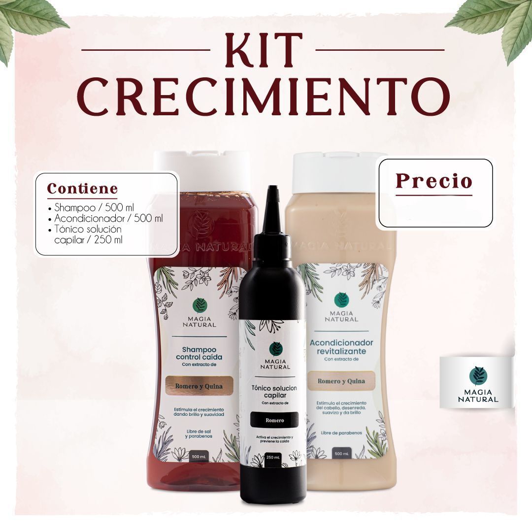 Kit crecimiento magia natural 