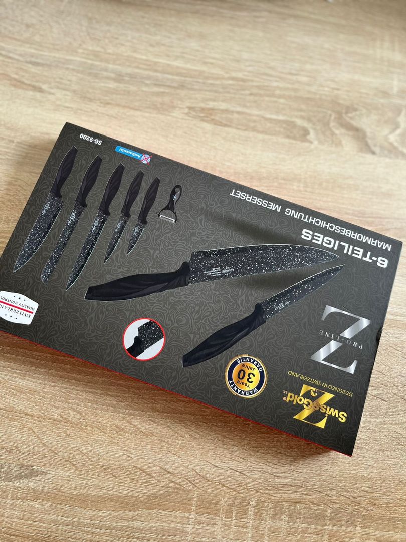CUCHILLOS X6 NEGROS