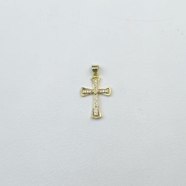 DIJE CRUZ DOBLE EN DIJI210 5554  - imagen 1