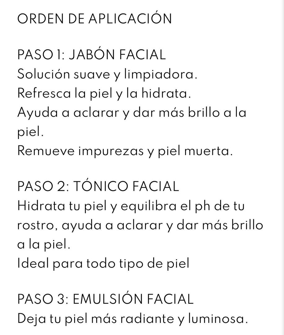 Kit de lujo vitamina C 