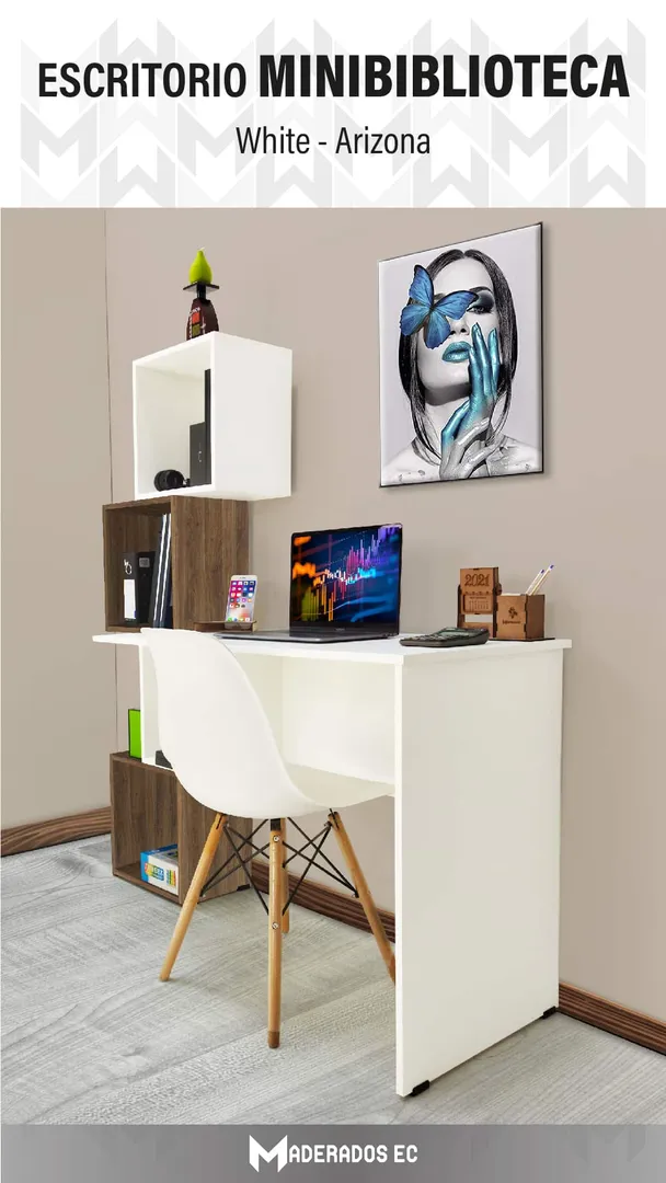 Escritorio - modelo Minibiblioteca