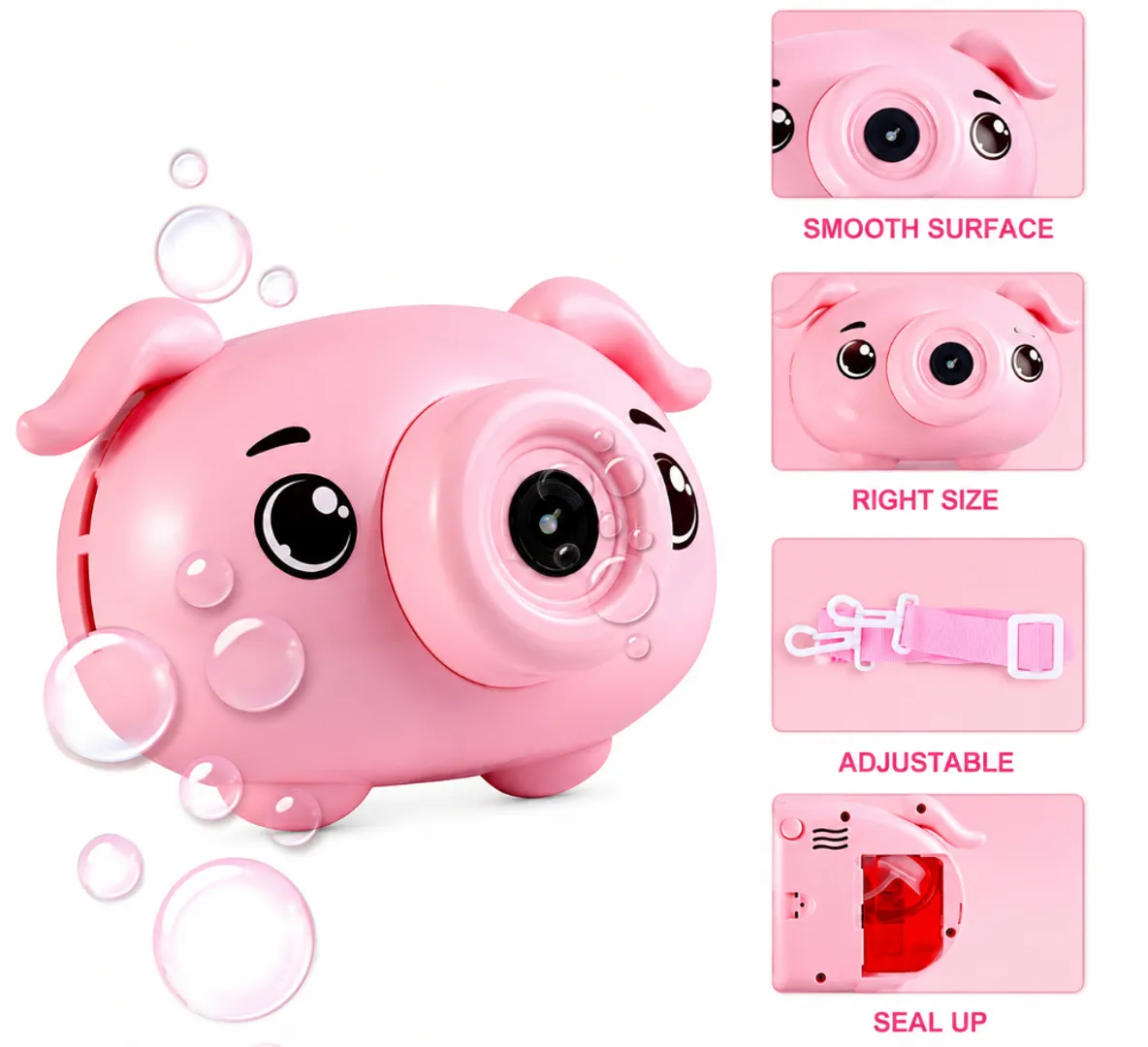 CAMARA DE BURBUJAS AUTOMATICA MUSICAL HAPPY BUBBLE