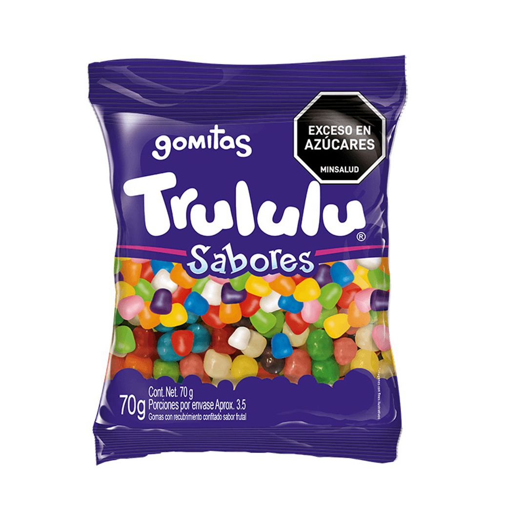 GOMITAS TRULULU SABORES*70G