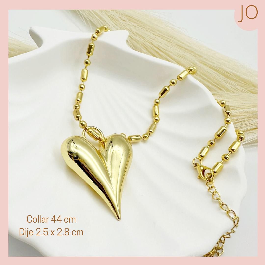 Collar Corazón Chunky 